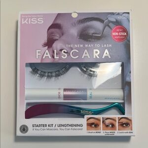 Kiss Falscara Lash Kit with Black and White Components